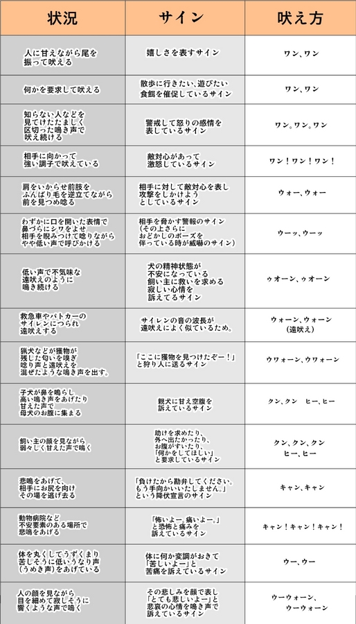 犬の気持ち 鳴き声 犬と仲良くなる方法 犬の気持ちを知る